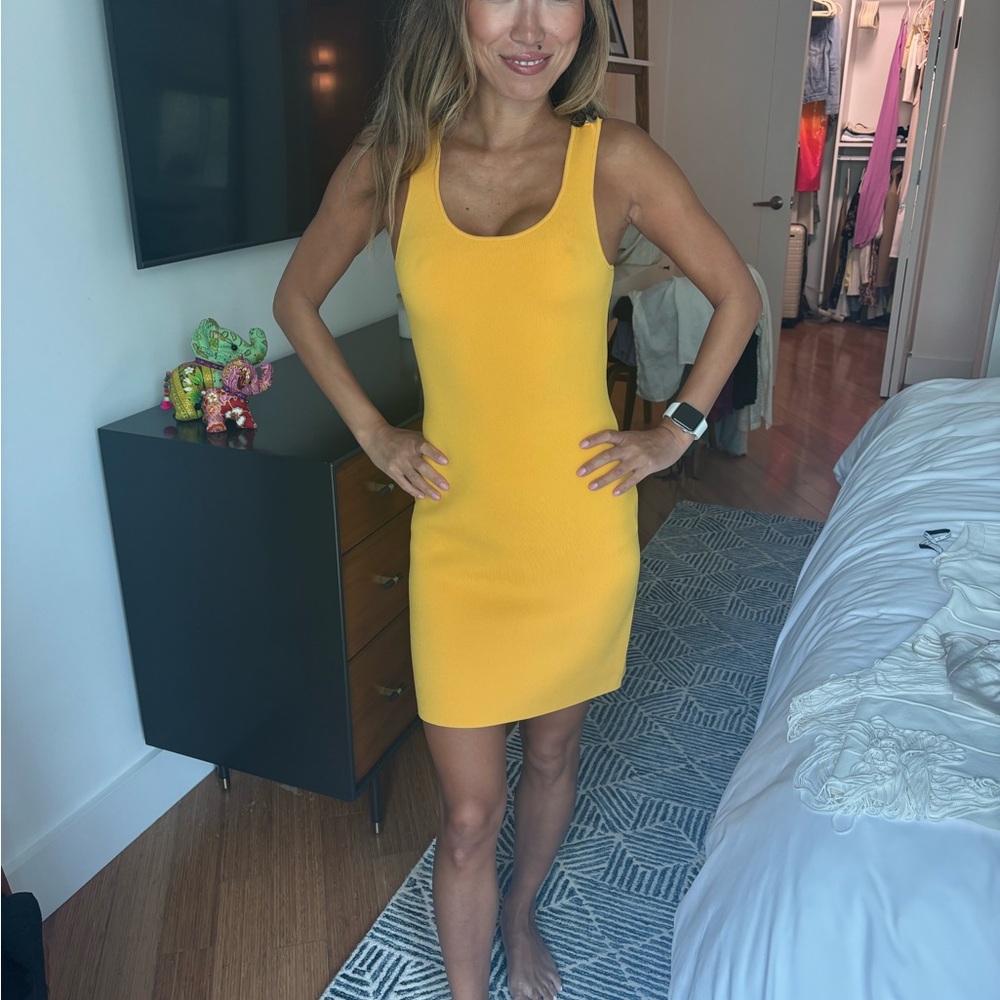 Philip Lim- Mustard yellow mini dress- bought from Intermix